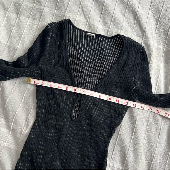 NEW ALE BY ALESSANDRA x REVOLVE Nova Sweater Dress in Black Size Small - Picture 10 of 12